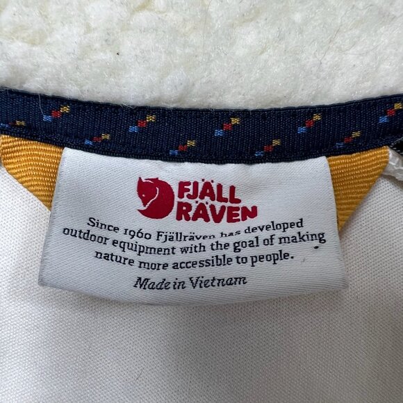 Fjall Raven Women's Vardag Pile Fleece Jacket in Cream Size Large - Picture 7 of 12